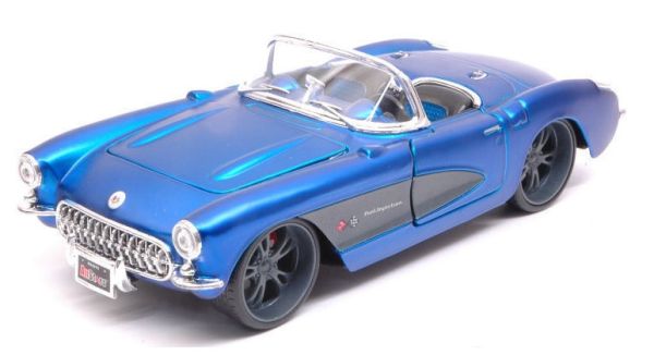 MST31323BL - CHEVROLET Corvette convertible 1957 Blue - 1