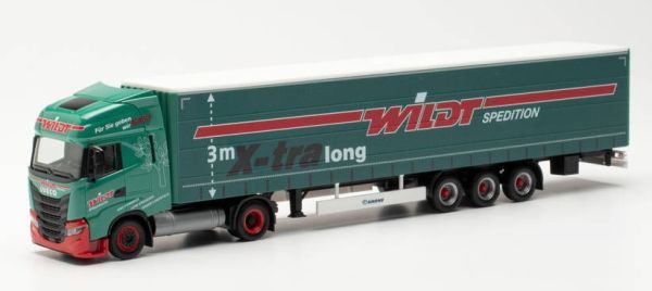 HER314947 - IVECO S-Way LNG 4x2 with tarpaulin trailer 3 WILDT axles - 1