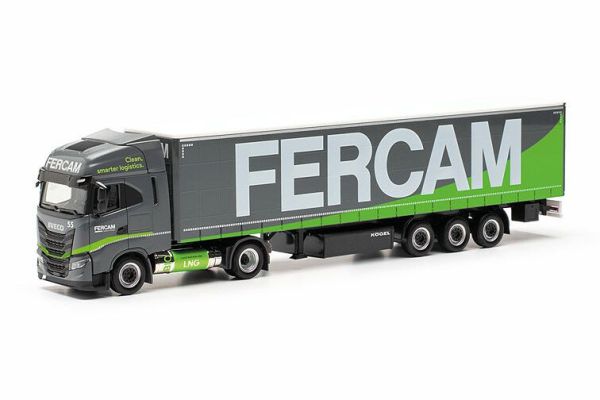 HER315029 - IVECO S-Way 4x2 with 3-axle tarpaulin trailer FERCAM - 1