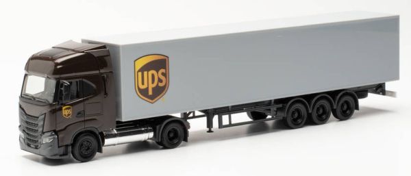 HER315036 - IVECO S-WAY LNG BOX 4x2 semi-trailer 3 axles UPS - 1