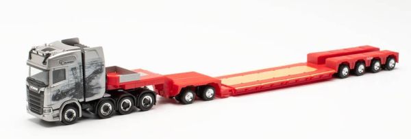 HER315159 - SCANIA CS 20 HD 8x4 with 6 axle low bed ESSER HEAVY TRANSPORT - 1