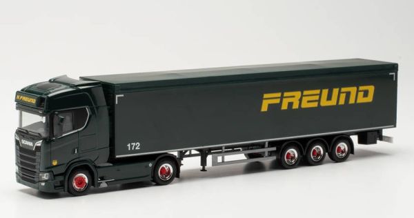 HER315173 - SCANIA CS 20 HD 4X2 with 3-axle SPEDITION FREUND trailer - 1