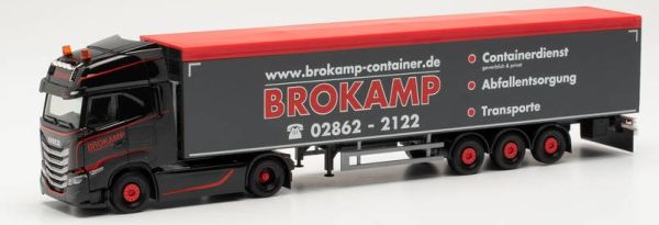 HER315333 - IVECO S-WAY 4X2 semi-trailer with moving floor 3 axles BROKAMP - 1