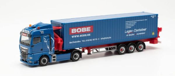 HER315432 - MAN TGX GM 4x2 with 3-axle trailer and side loader BOBE SPEDITION - 1