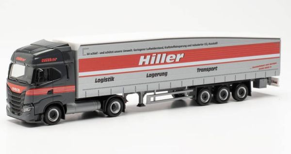 HER315548 - IVECO S-WAY 4x2 semi-trailer 3 axles HILLER LOGISTIK - 1