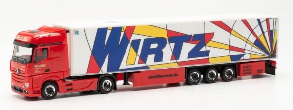 HER315593 - MERCEDES-BENZ Actros 4x2 with refrigerated trailer 3 Axles WIRTZ - 1