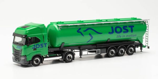 HER315609 - IVECO S-WAY LNG 4x2 semi trailer silo 3 axles JOST GROUP - 1