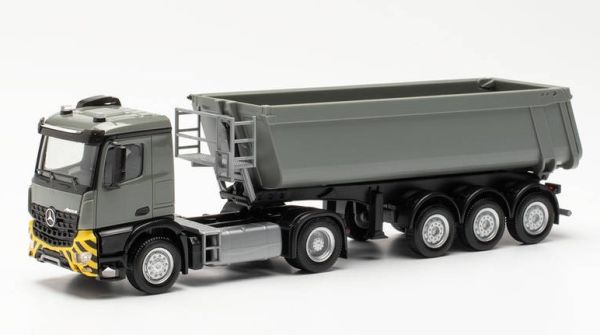 HER315654 - MERCEDES AROCS 4x2 semi-trailer tipper 3 axles - 1