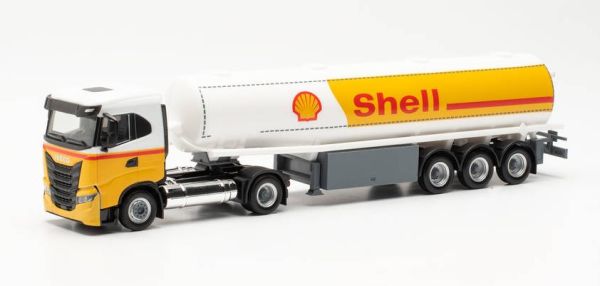 HER315685 - IVECO S-WAY ND 4x2 with 3-axle tanker trailer SHELL - 1