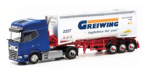 HER315821 - DAF XG 4x2 with 3-axle semi-trailer pressure silo GREIWING - 1