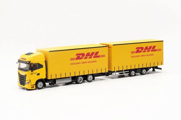 HER315890 - IVECO S-Way LNG 6x2 forwarder with DHL 2-axle trailer - 1