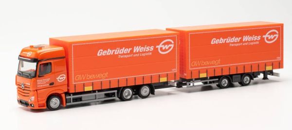 HER316149 - MERCEDES Actros Bigspace 6x2 with 2-axle trailer GEBRUDER WEISS - 1