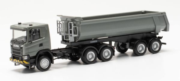 HER316248 - SCANIA CG 17 6x6 with tipper 2 Axles grey - 1