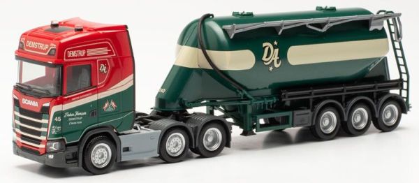 HER316293 - SCANIA 6x2 CS 20 HD with tank 3 axles PREBEN HANSEN red - 1