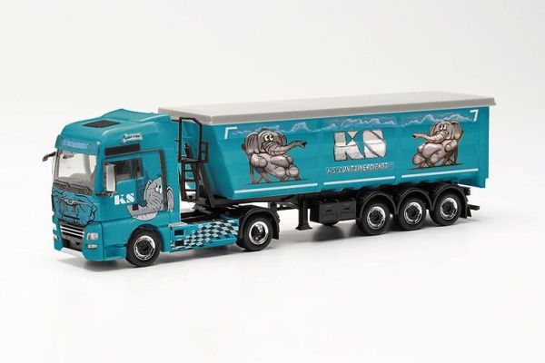 HER316538 - MAN TGX XXL E6C 4x2 with 3-axle tipper KS Containerdienst - 1