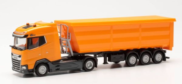 HER316941 - DAF XG 4x2 with tarpaulin 3 Axles Orange - 1