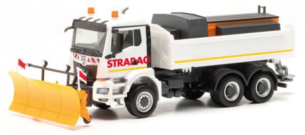 HER317085 - MAN TGS NN 6x4 straight truck with STRABAG snow plough - 1