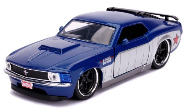 JAD31745 - FORD Mustang BOSS 429 Blue 1970 MARVEL Avengers - 1