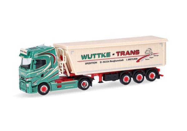 HER317610 - RENAULT T 4x2 with 3-axle box trailer WUTTKE TRANS - 1