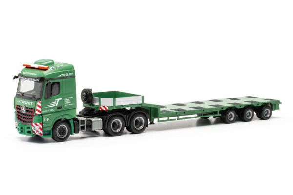 HER317627 - MERCEDES BENZ Arocs 6x4 with 3-axle low bed TROST - 1