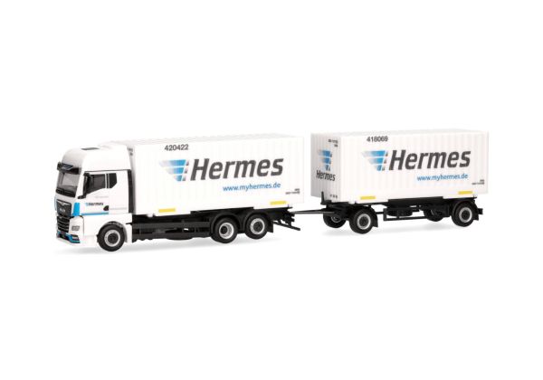 HER317658 - MAN TGX GX 6x2 with 1+1 axle trailer HERMES - 1