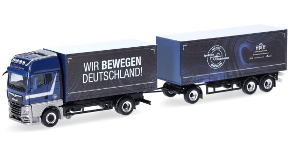 HER318563 - MAN TGX GX 4x2 with box and trailer 1+2 axles STICKELMANN - 1