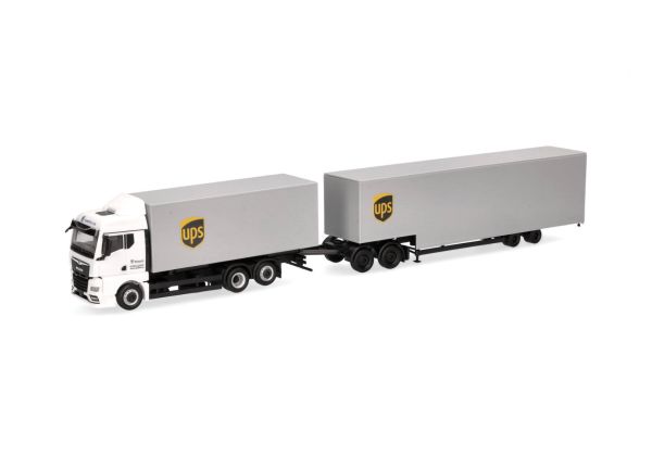 HER318570 - MAN TGX GM 6x2 with dolly and 2-axle container carrier UPS - 1