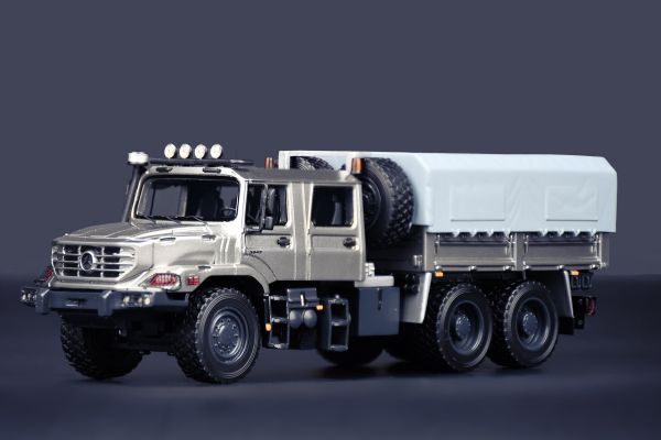 IMC32-0129 - MERCEDES-BENZ Zetros 6x6 double cab box truck - Limited to 200 units. - 1