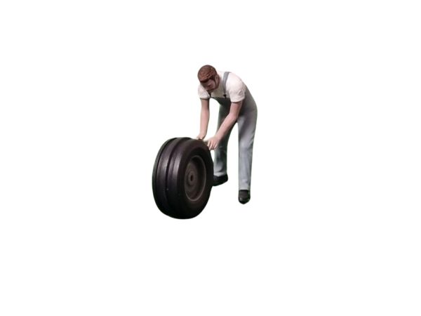 ATLAN32026_GRISC - Mechanic pushing light gray object - 1