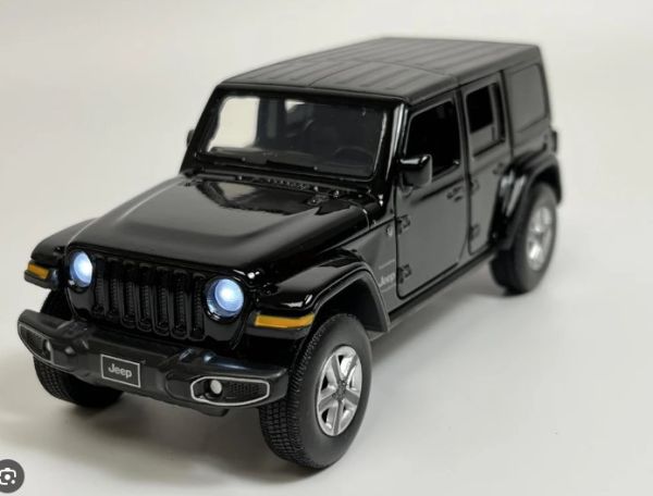 TAY321120002 - JEEP Wrangler Sahara Black with sounds and lights - 1