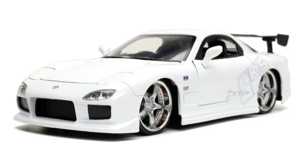 JAD32607 - MAZDA RX-7 Wide Body 1993 White FAST & FURIOUS - 1