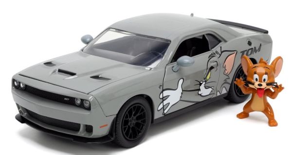 JAD33722 - DODGE Challenger Hellcat TOM & JERRY with JERRY 2015 figure - 1