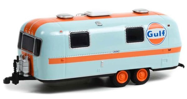 GREEN34120-B - Caravan Airstream 2 Axles 1971 GULF of the series HITCHED Homes under blister - 1