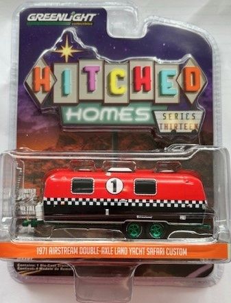 GREEN34130-C_VERT - AIRSTREAM two axles FIRESTONE #1 1971 green rims from the HITCHED HOMES series in blister pack - 1