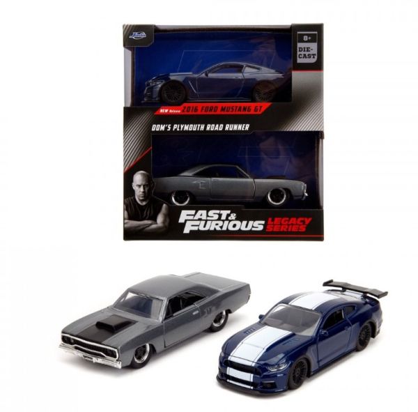 JAD34255 - FORD Mustang GT and PLYMOUTH Road runner Fast & Furious - 1