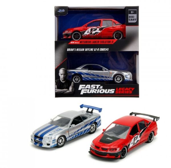 JAD34256 - NISSAN Skyline GTR and MITSUBISHI Lancer EVO Fast & Furious - 1