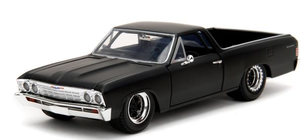 JAD34413 - CHEVROLET el Camino 1967 black FAST & FURIOUS - 1