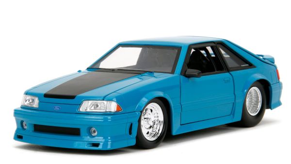 JAD34922 - FORD Mustang GT 1989 Blue FAST & FURIOUS X - 1