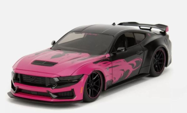 JAD35197 - FORD Mustang Dark Horse 2024 Black and Pink - PINK SLIPS - 1