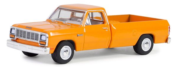 GREEN35280-C-ORANGE - DODGE Ram D-250 1982 orange in BLUE COLLAR blister pack - 1