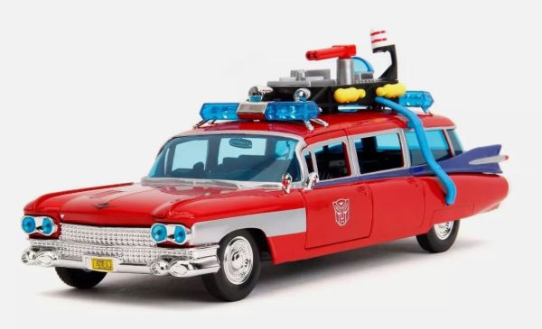 JAD35466 - CADILLAC Ghostbusters ECTO-1 X Red - TRANSFORMERS - 1