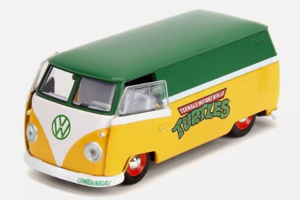 JAD35666 - VOLKSWAGEN Bus 1961 Yellow and green - TORTUES NINJA - 1