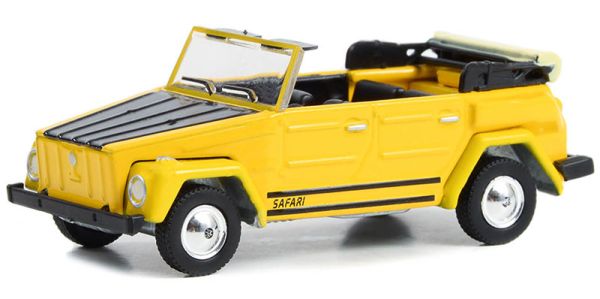 GREEN36070-C - 1974 VOLKSWAGEN Safari Type 181 yellow CLUB VEE-DUB in blister pack - 1