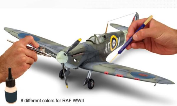 REV36201 - RAF WWII Aircraft to be assembled and painted - 1