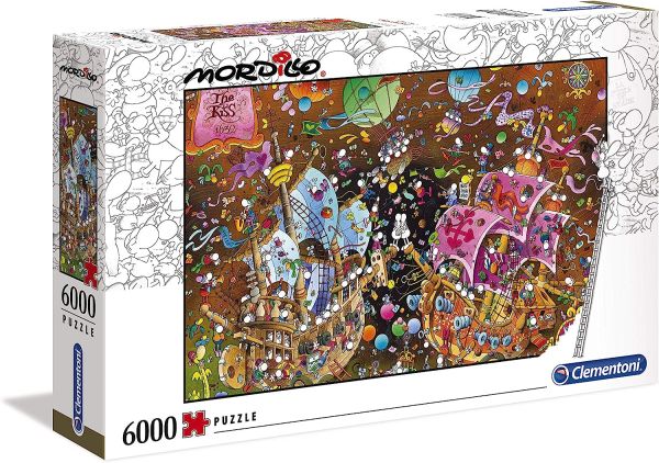 CLE36527 - Puzzle 6000 pieces The Kiss MORDILLO - 1