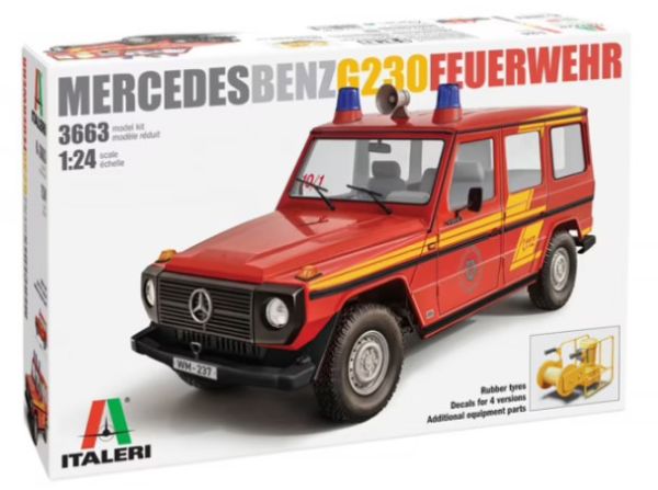 ITA3663 - MERCEDES G230 Fireman to assemble and paint - 1