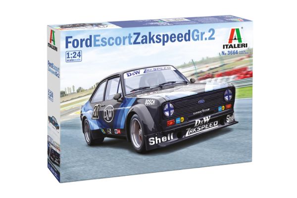 ITA3664 - FORD Escort Zakspeed Gr.2 #20 to assemble and paint - 1