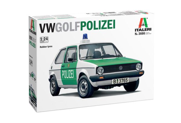 ITA3666 - VOLKSWAGEN Golf Polizei to assemble and paint - 1