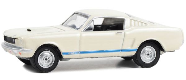 GREEN37290-C - SHELBY GT350 1965 white from the BARRETT JACKSON series in blister pack - 1