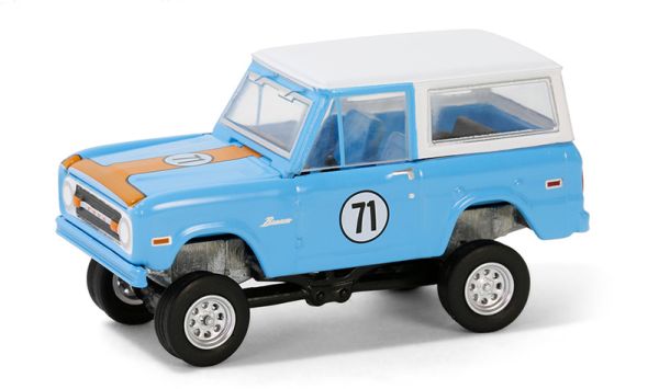 GREEN37310-F - FORD Bronco 1971 Blau aus der BARRETT JACKSON-Serie in Blisterverpackung - 1